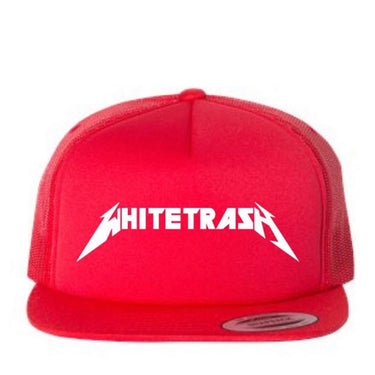 Red and White Trash Snapback