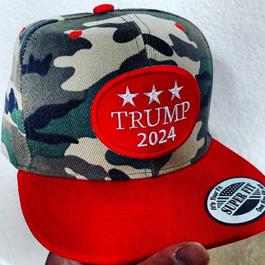Snapback Camo Trump 2024 Hat